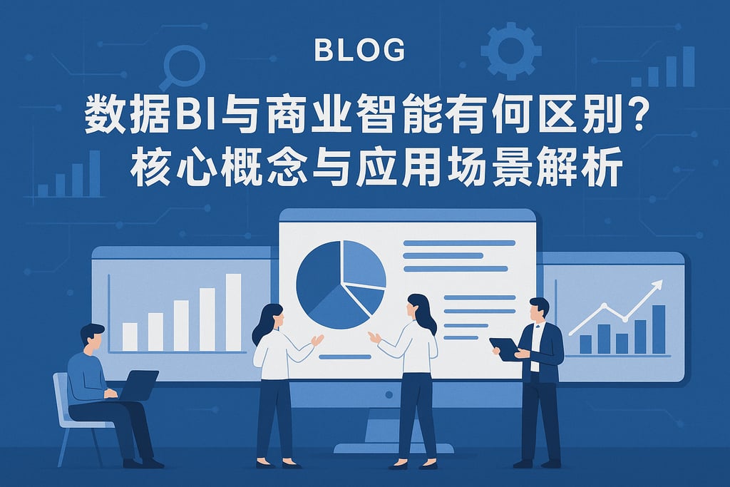 数据BI与商业智能有何区别？核心概念与应用场景解析"